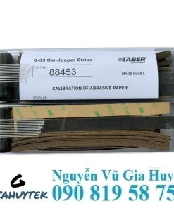 Giấy nhám mài Taber S-33 Sandpaper Strip - Hãng Taber