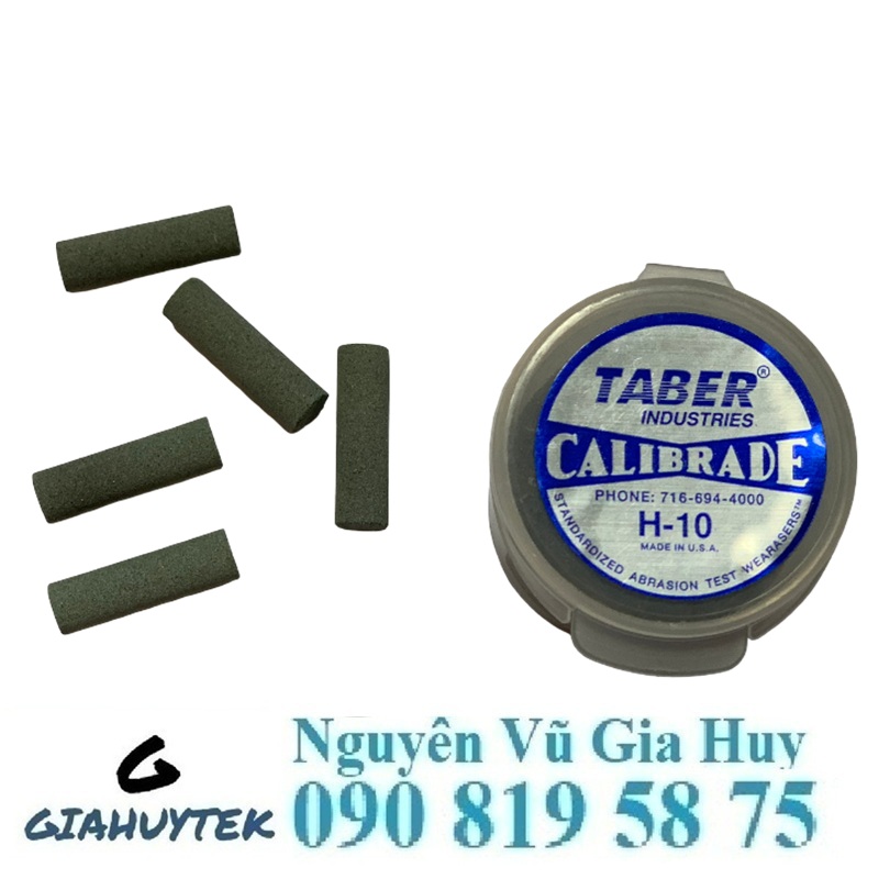 Thanh mài H-10 hãng Taber loại 5 thanh: Chuẩn mực test kim loại